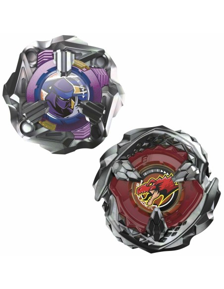 Skills game Hasbro Beat Tyranno 4-70Q y Knife Shinobi 4-80HN 2 Pieces 2 Units