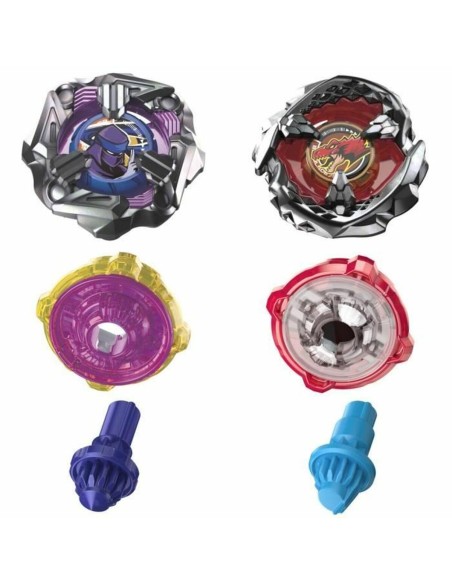 Skills game Hasbro Beat Tyranno 4-70Q y Knife Shinobi 4-80HN 2 Pieces 2 Units