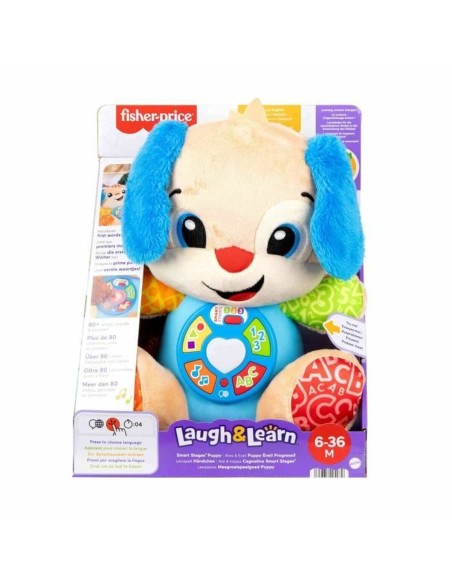Fluffy toy Fisher-Price Laugh and Learn Puppy Progressive Awakening Musical Plush JFD20 Brown Plush Musical Dog