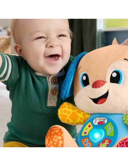 Fluffy toy Fisher-Price Laugh and Learn Puppy Progressive Awakening Musical Plush JFD20 Brown Plush Musical Dog