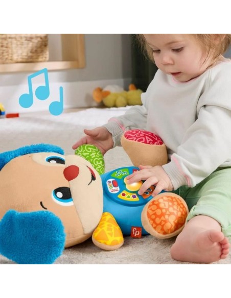 Fluffy toy Fisher-Price Laugh and Learn Puppy Progressive Awakening Musical Plush JFD20 Brown Plush Musical Dog