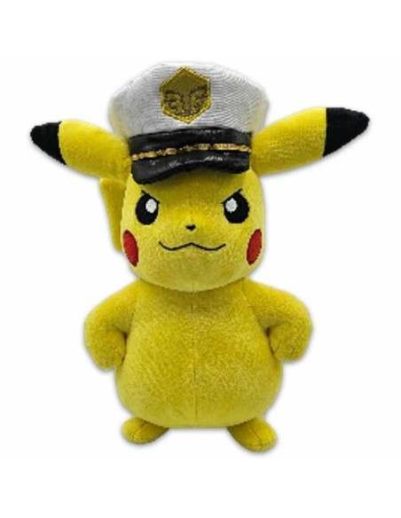 Fluffy toy Bandai Captain Pikachu Yellow Jaune Plush animals