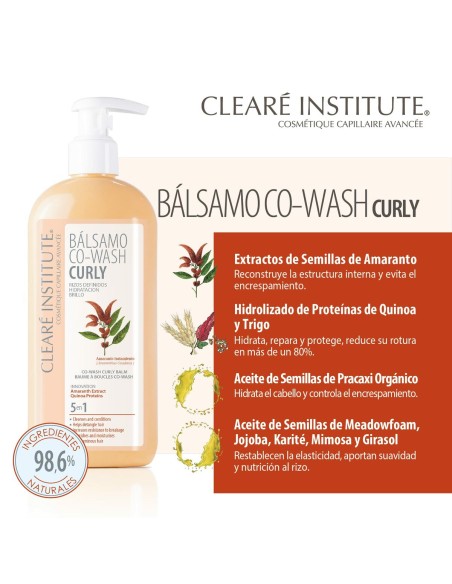 Curl Defining Fluid Clearé Institute Wash Curly 300 ml