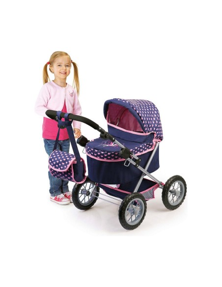 Doll Stroller Reig Trendy Royal Special Version Blue Pink 45 cm