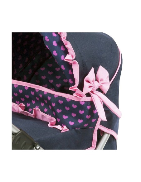 Doll Stroller Reig 45 cm Navy Blue