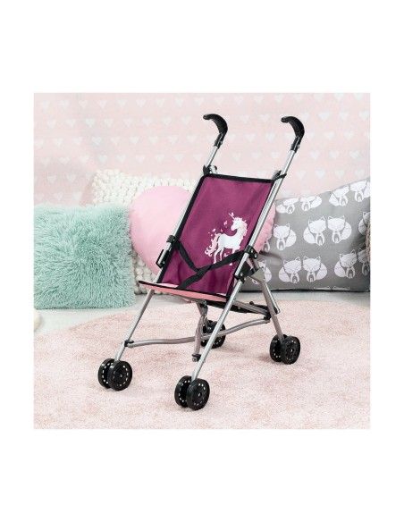 Doll Stroller Reig Purple Umbrella Unicorn