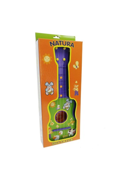 Baby Guitar Reig Purple Green 4 Cords