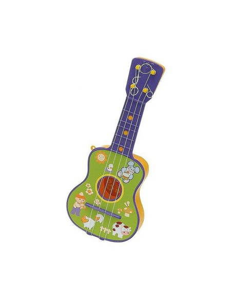 Baby Guitar Reig Purple Green 4 Cords