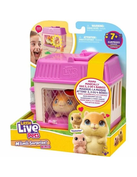 Fluffy toy Little Live Pets Mama Surprise Hamsters Orange Plush Hamster