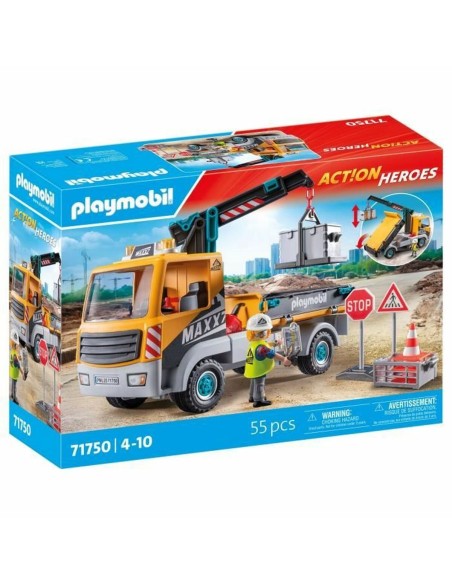 Crane Lorry Playmobil 71750 Blue
