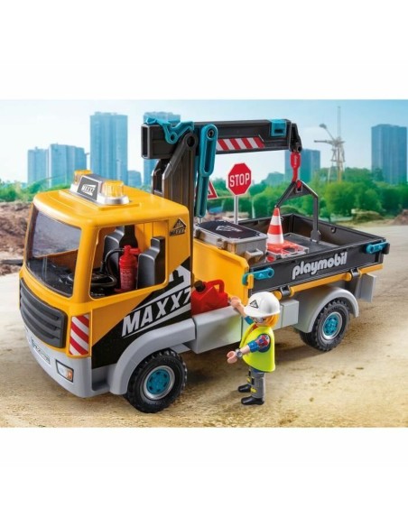 Crane Lorry Playmobil 71750 Blue