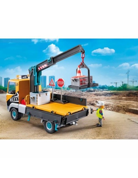 Crane Lorry Playmobil 71750 Blue