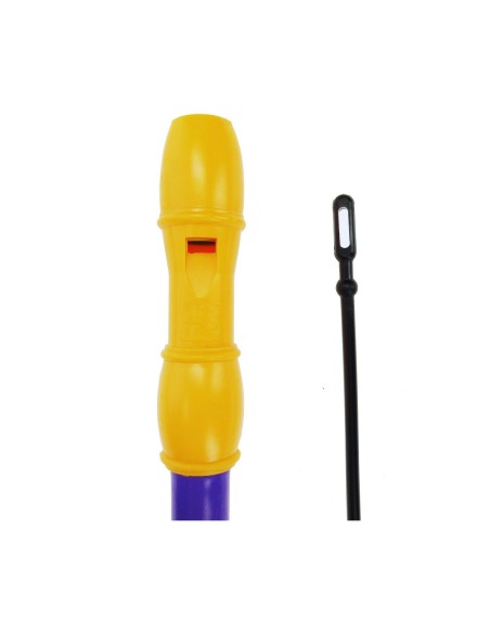 Recorder Reig Purple Yellow With case