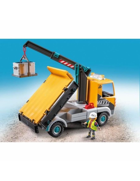 Crane Lorry Playmobil 71750 Blue