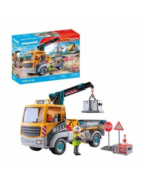 Crane Lorry Playmobil 71750 Blue