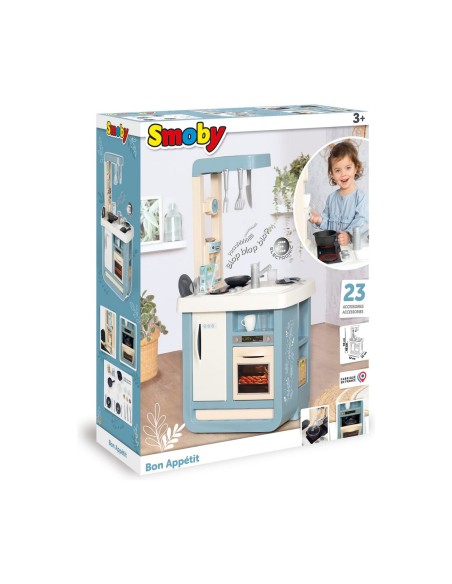 Toy kitchen Smoby Bon Appetit 52 x 32,5 x 95,7 cm Beige Blue