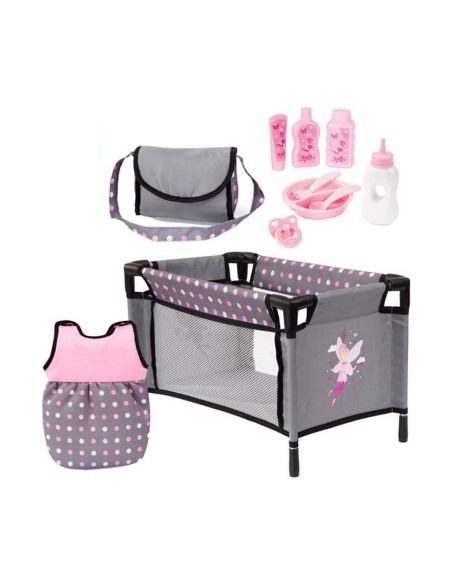 Dolls Accessories Reig 11 Pieces Grey Pink