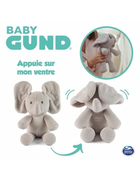 Fluffy toy Spin Master FLAPPY Grey Plush Elephant