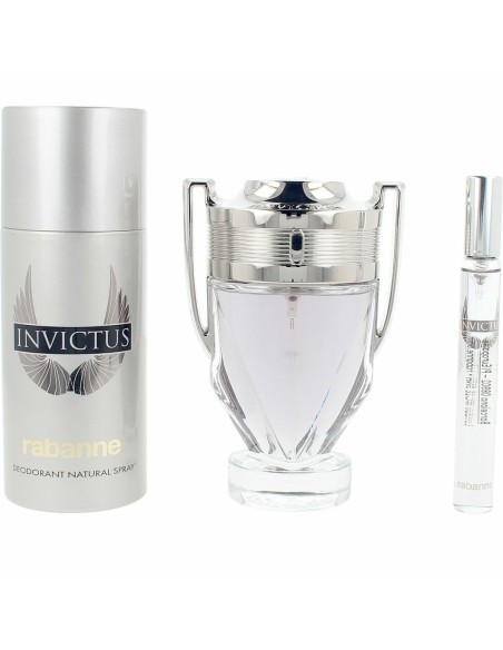 Men's Perfume Set Paco Rabanne INVICTUS