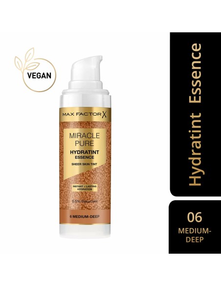 Liquid Make Up Base Max Factor MIRACLE PURE Nº 6-Medium-Deep 30 ml