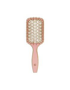 Detangling Hairbrush Ilū Bamboom Pink Squared