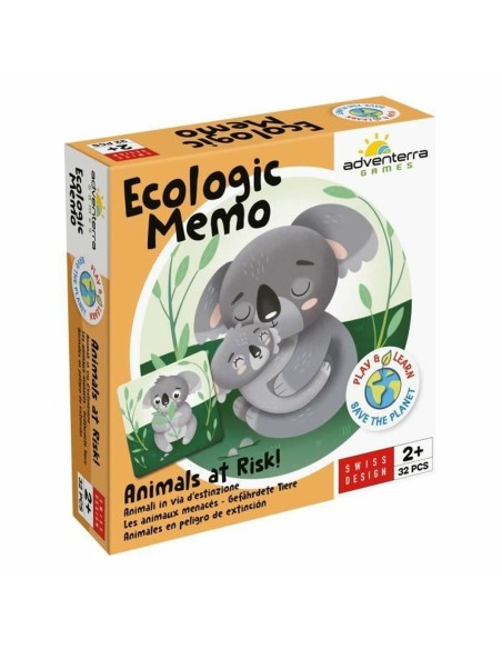 Educational Game Adventerra Memo Ecológico Animales en Peligro