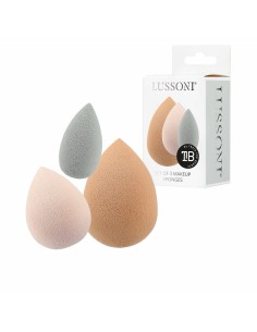 Make-up Sponge Lussoni Esponjas Lote Multicolour 3 Pieces