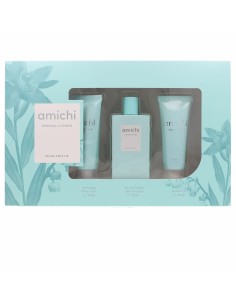 Women's Perfume Set Amichi Sensual Flower 3 Pieces