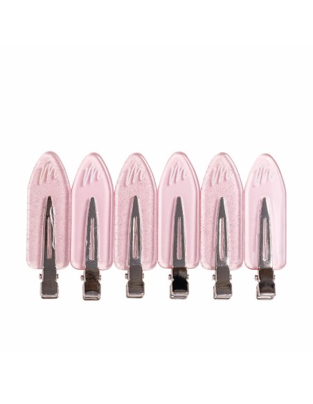 Hair Clips Mermade   Pink (6 Units)