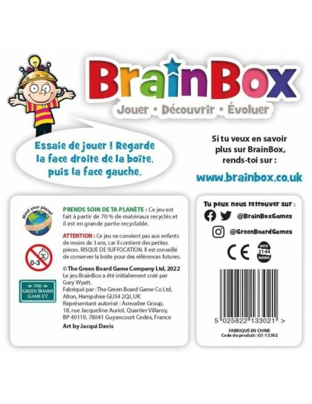 Educational Game Asmodee BrainBox - Animales