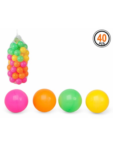 Coloured Balls for Children's Play Area 115692 (40 uds)