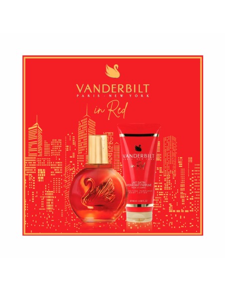 Women's Perfume Set Vanderbilt IN RED 2 Pieces