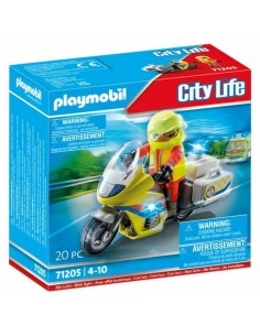 Vehicle Playset Playmobil 71205 Motorcycle 20 Pieces