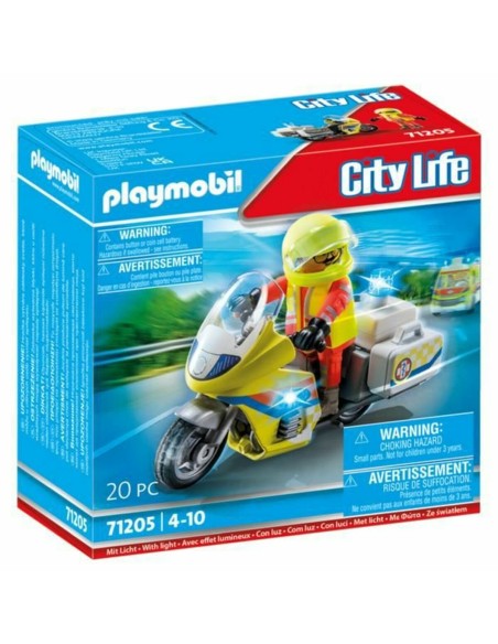 Vehicle Playset Playmobil 71205 Motorcycle 20 Pieces