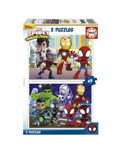 2-Puzzle Set Educa Spidey Amazing Friends