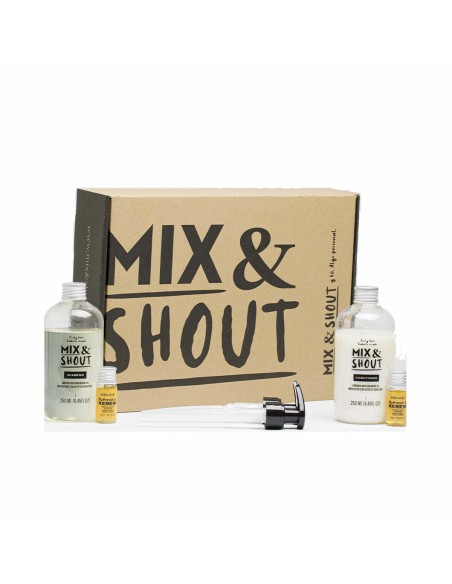 Shampoo Mix & Shout Rutina Rizado Reparador Lote 4 Pieces Curly hair