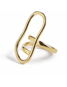 Ladies' Ring Shabama Chad Brass Flash gold-plated Adjustable