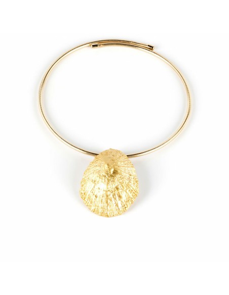 Ladies' Necklace Shabama Calobra Brass gold-plated Elastic