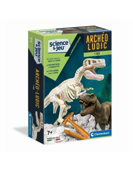 Excavation Game Clementoni T-Rex fosforescente