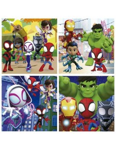 4-Puzzle Set Spidey Briefcase Progressive difficulty 2