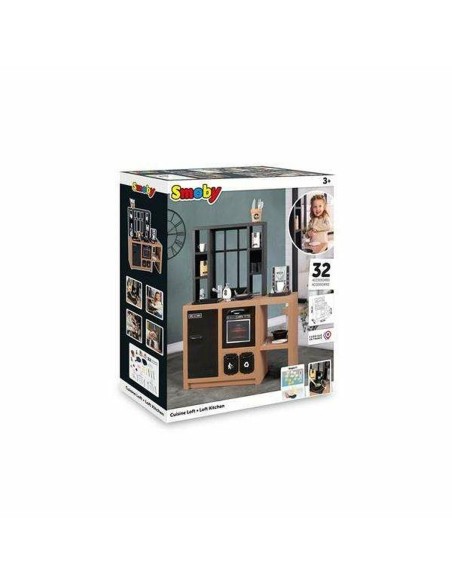 Toy kitchen Smoby Loft 32 Pieces 96 x 74 x 29 cm