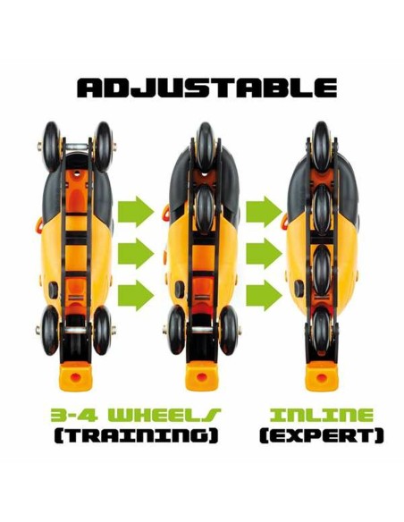 Inline Skates Moltó Orange Adjustable 35-38