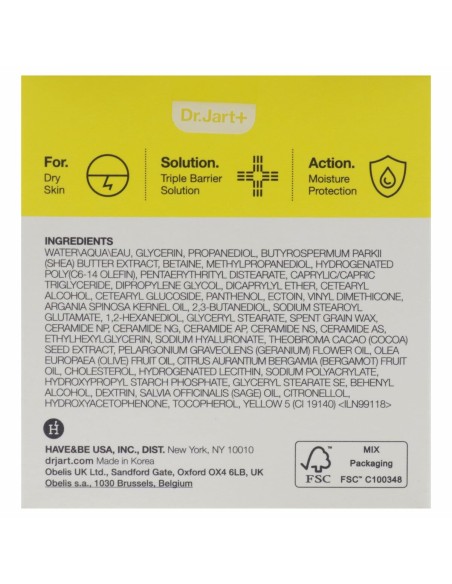 Facial Cream DR.JART+ CERAMIDIN 50 ml
