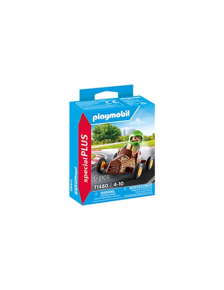 Playset Playmobil Karting 6 Pieces