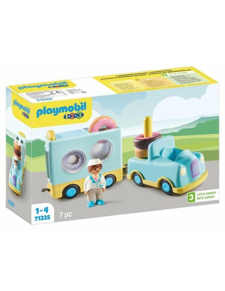 Playset Playmobil 71325 Lorry Donut 7 Pieces