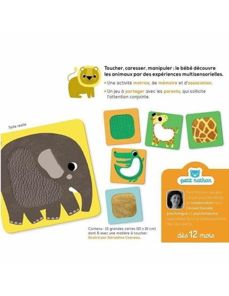Board game Nathan Animals to Touch (FR)
