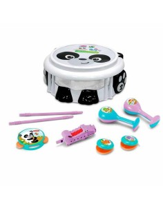 Set of toy musical instruments Reig Plastic Panda bear 9 Pieces