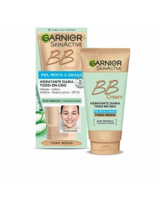 Hydrating Cream with Colour Garnier Skinactive Bb Cream Combination Skin Oily skin Medium 50 ml Spf 25