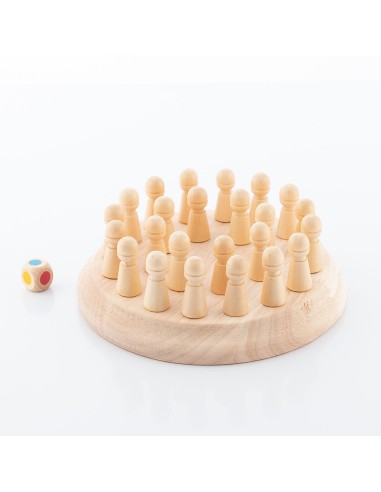 Wooden Memory Chess Taeda InnovaGoods 26 Pieces