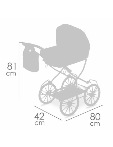 Doll Stroller Decuevas Verona 42 x 80 x 81 cm